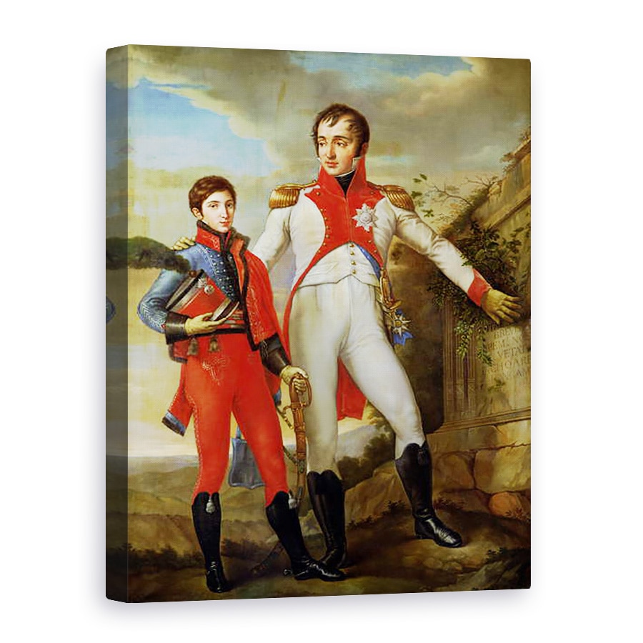 Tablou canvas - Jean Baptiste Joseph Wicar - Louis Bonaparte 1778-1846 Regele Olandei si Louis Napoleon 1804-31 Print Mostenitor al Olandei, 75 x 100 cm