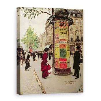Tablou canvas - Jean Beraud - Chiosc Paris, 75 x 100 cm Tablou canvas - Jean Beraud - Chiosc Paris, 75 x 100 cm