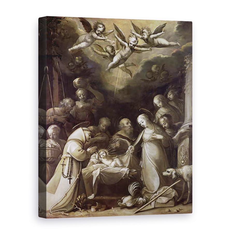 Tablou canvas - Jean de Saint-Igny - Adorarea Pastorilor, 50 x 70 cm