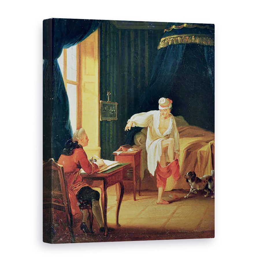 Tablou canvas - Jean Huber - Leveul Voltaire la Ferney, 75 x 100 cm