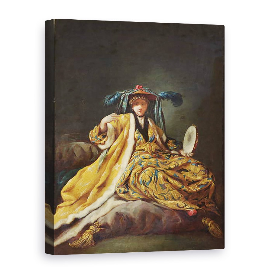 Tablou canvas - Jean Barbault - Sultana greaca, 50 x 70 cm