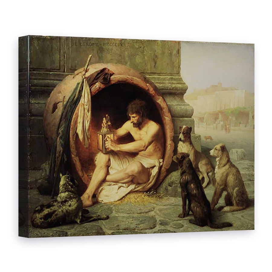 Tablou canvas - Jean Leon Gerome - Diogene, 50 x 70 cm