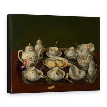 Tablou canvas - Jean-Etienne Liotard - Natura moarta, Set de ceai, 75 x 100 cm Tablou canvas - Jean-Etienne Liotard - Natura moarta, Set de ceai, 75 x 100 cm