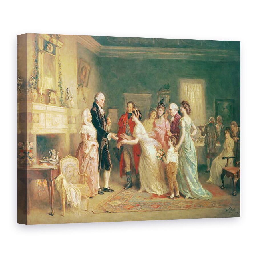 Tablou canvas - Jean Leon Gerome Ferris - Ziua lui Washington, 50 x 70 cm