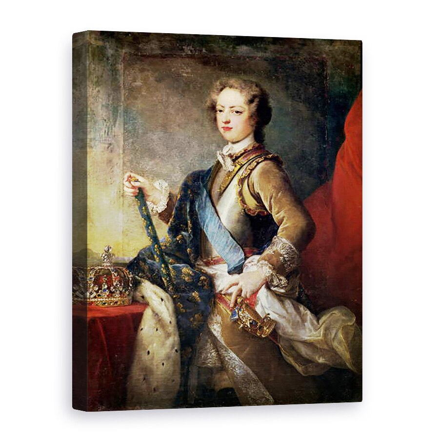 Tablou canvas - Jean-Baptiste van Loo - Ludovic al XV-lea 1710-74 in varsta de 15, 60 x 80 cm