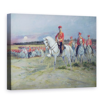 Tablou canvas - Jean-Baptiste Edouard Detaille - tarevici Nicolas 1894-1917 Revizuirea trupelor, 75 x 100 cm Tablou canvas - Jean-Baptiste Edouard Detaille - tarevici Nicolas 1894-1917 Revizuirea trupelor, 75 x 100 cm