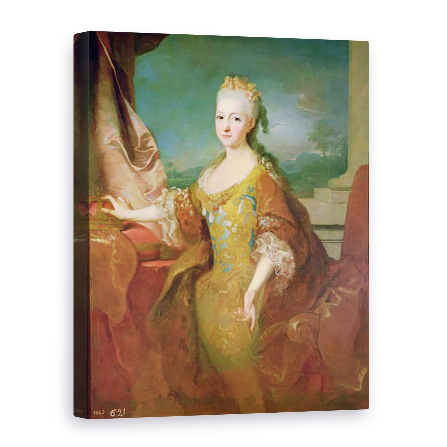 Tablou canvas - Jean Ranc - Portret De Louise-Elisabeth dOrleans 1709-42, 60 x 80 cm