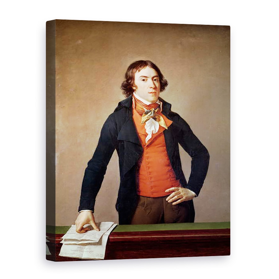Tablou canvas - Jean Louis Laneuville - Bertrand Barere de Vieuzac 1755-1841 cu Hotararea Ludovic al XVI-lea 1754-93 4 ianuarie 1793, 75 x 100 cm