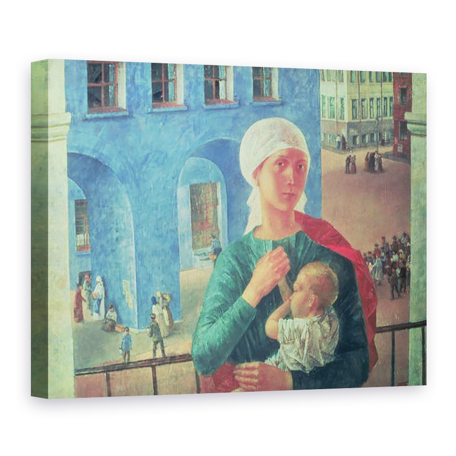 Tablou canvas - Kuzma Sergeevich Petrov-Vodkin - 1918 in Petrograd, 60 x 80 cm