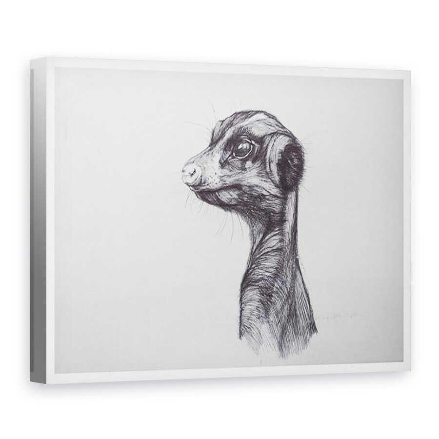 Tablou canvas - Lou Gibbs - Meerkat,2016, 60 x 80 cm