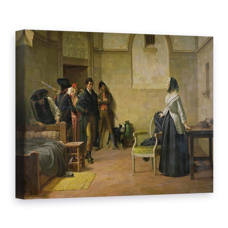 Tablou canvas - Louis Baader - Ultima dimineata a Marie-Antoinette 1755-93, 60 x 80 cm