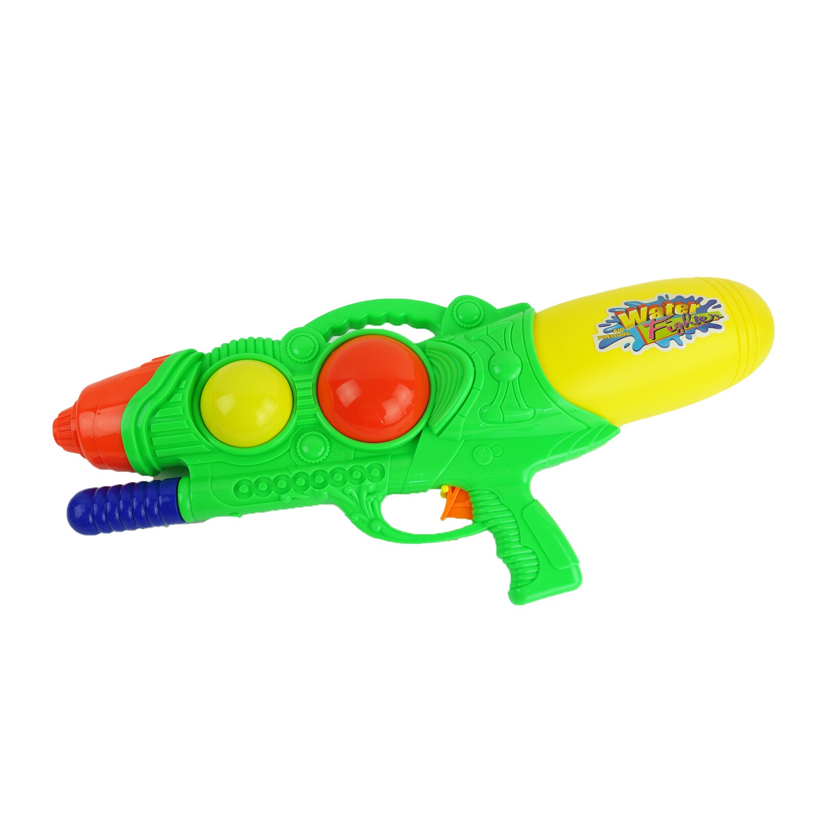 Pistol cu apa, cu rezervor mare, 50 cm, galben/verde