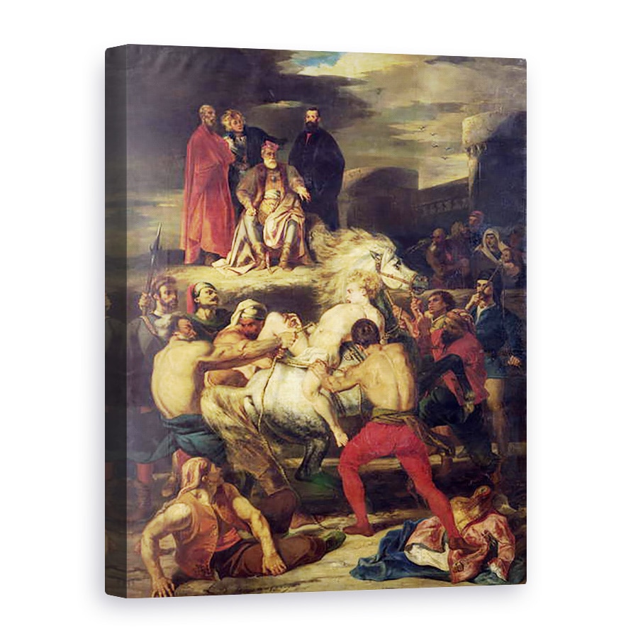 Tablou canvas - Louis Boulanger - Mazeppa, 60 x 80 cm