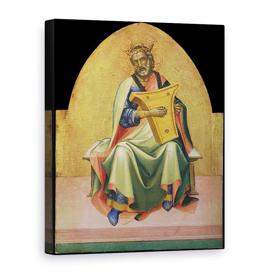 Tablou canvas - Lorenzo Monaco - David, 75 x 100 cm