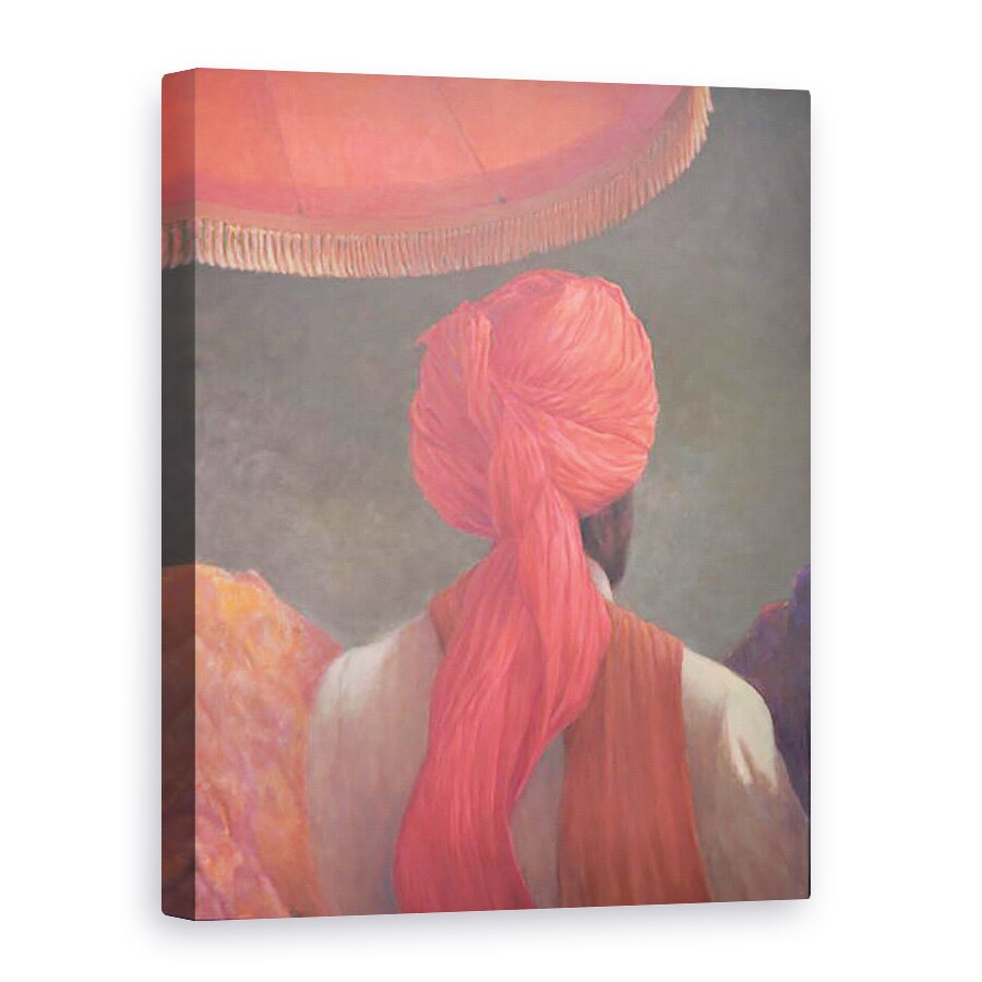 Tablou canvas - Lincoln Seligman - Turban rosu I, 60 x 80 cm