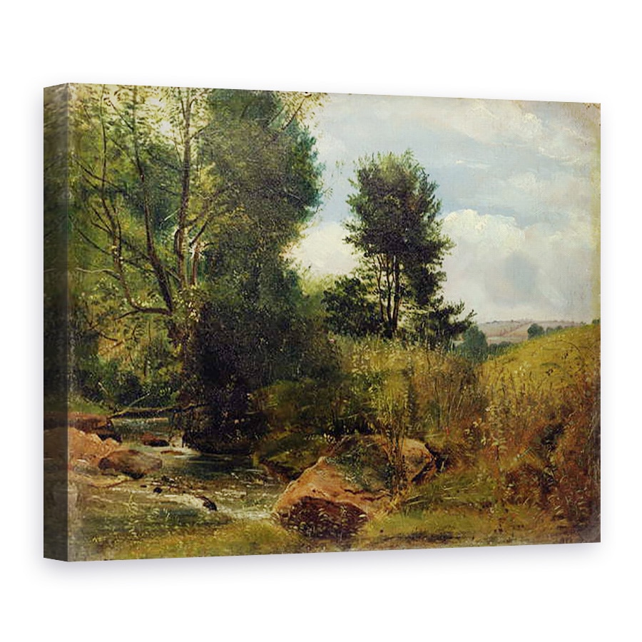 Tablou canvas - Lionel Constable - Vedere pe raul Sid, langa Sidmouth, 60 x 80 cm