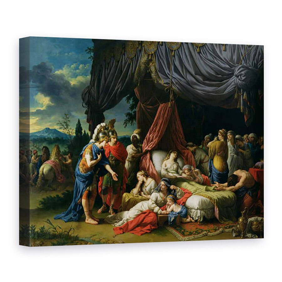 Tablou canvas - Louis Jean Francois I Lagrenee - Moartea sotiei lui Darius III 399-330 i.Hr. 1785, 60 x 80 cm