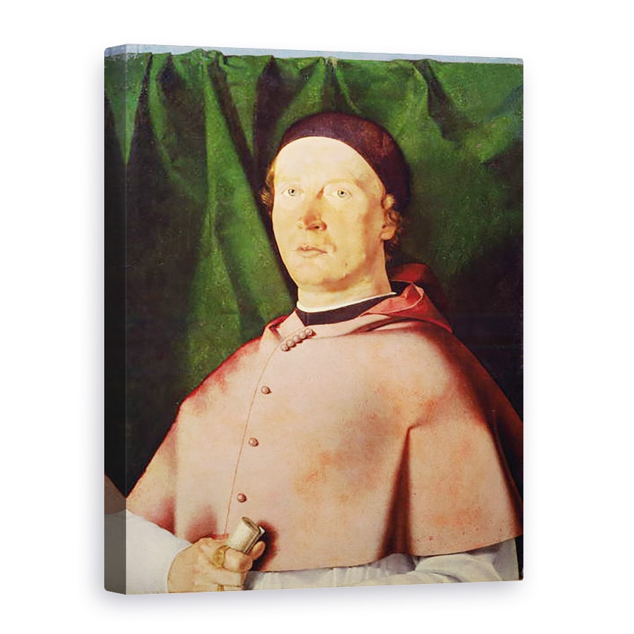 Tablou canvas - Lorenzo Lotto - Portretul Episcopului Bernardino de Rossi, 60 x 80 cm