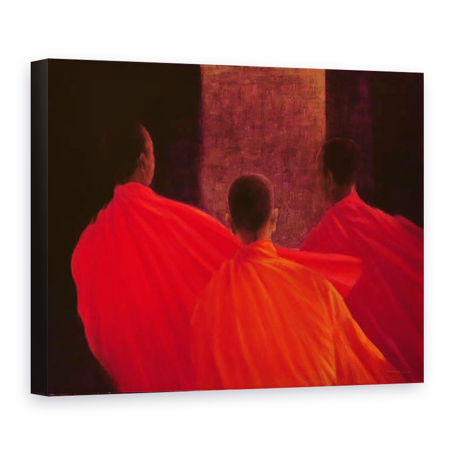 Tablou canvas - Lincoln Seligman - Patru calugari, 75 x 100 cm