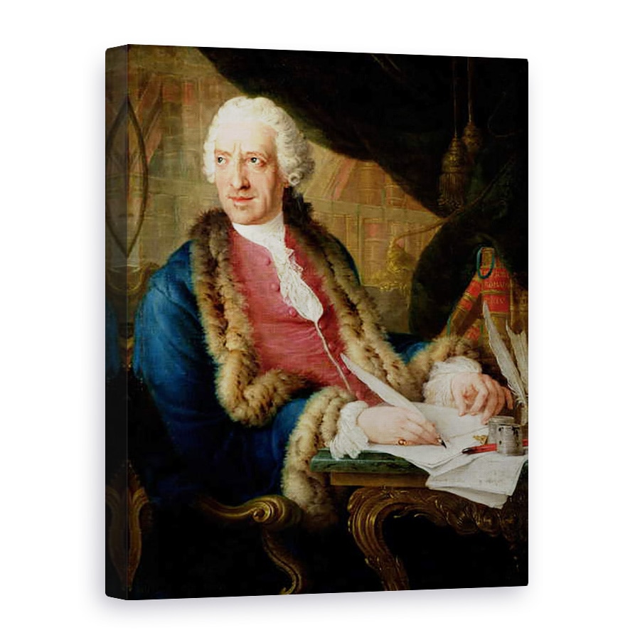 Tablou canvas - Louis Gabriel Blanchet - Portretul unui Gentleman, 60 x 80 cm