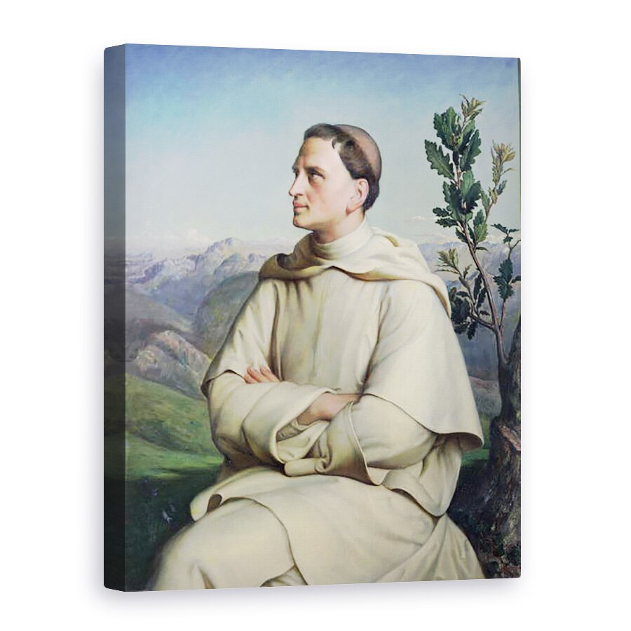 Tablou canvas - Louis Janmot - Henri Lacordaire 1802-61 a Sorreze, 60 x 80 cm