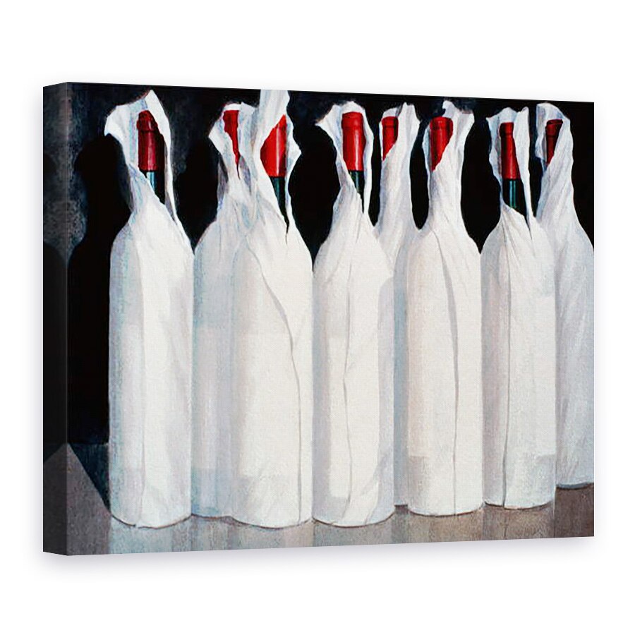 Tablou canvas - Lincoln Seligman - Sticle de vin ambalate, Numarul 1, 60 x 80 cm