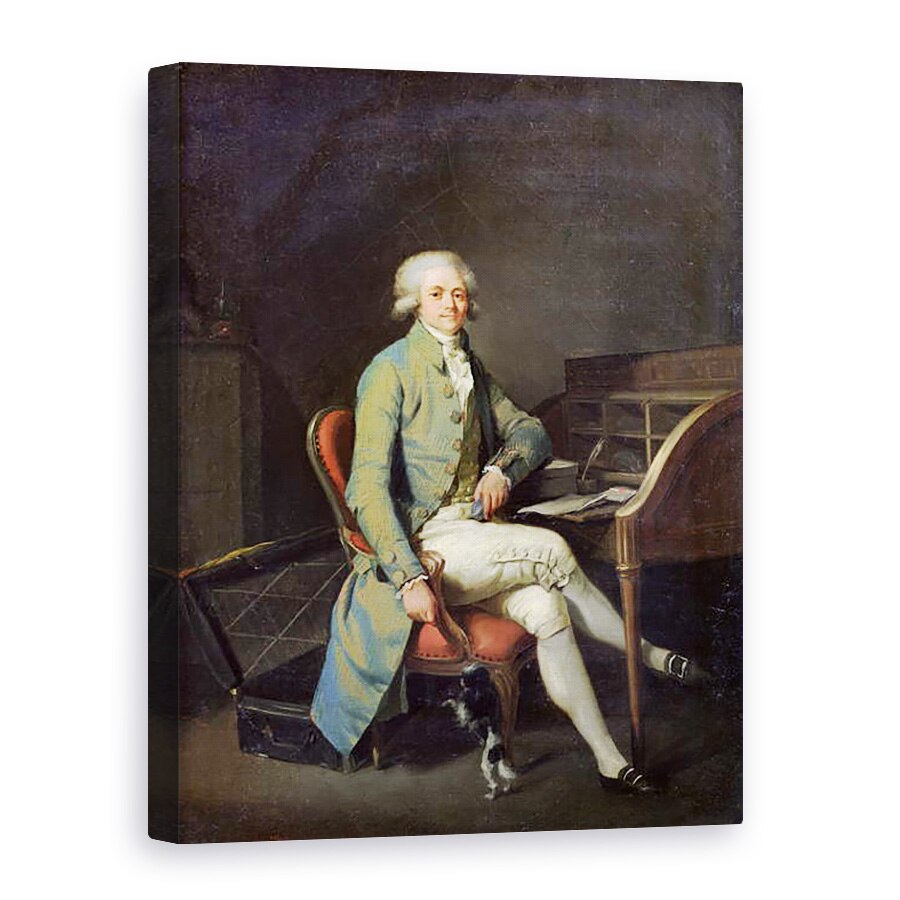 Tablou canvas - Louis Leopold Boilly - Maximilien de Robespierre 1758-94, 60 x 80 cm