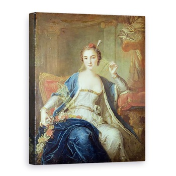 Tablou canvas - Louis Michel van Loo - Portret De Mademoiselle Marie Salle c.1702-56 1737, 60 x 80 cm Tablou canvas - Louis Michel van Loo - Portret De Mademoiselle Marie Salle c.1702-56 1737, 60 x 80 cm