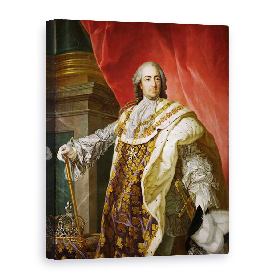 Tablou canvas - Louis Michel van Loo - Louis XV 1710-74, 60 x 80 cm