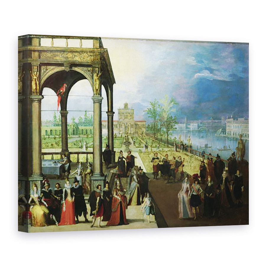 Tablou canvas - Louis de Caullery - Sarbatoarea intr-un palat, 60 x 80 cm