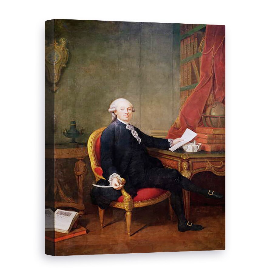 Tablou canvas - Jules Cesar Denis van Loo - Frederic-Ignace 1732-1818 Conte de Mirbec, 60 x 80 cm