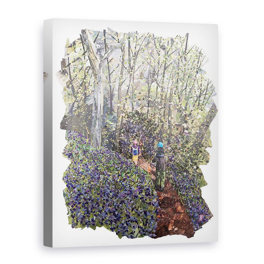 Tablou canvas - Kirstie Adamson - Banca de primavara, 60 x 80 cm