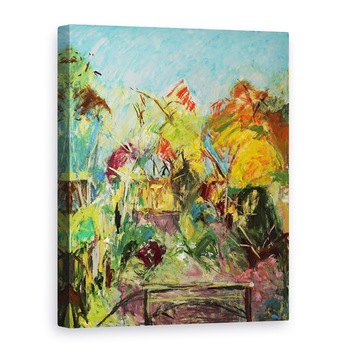 Tablou canvas - Julie Held - Toamna- Zi luminoasa, 50 x 70 cm Tablou canvas - Julie Held - Toamna- Zi luminoasa, 50 x 70 cm