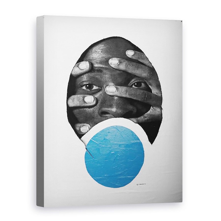 Tablou canvas - Ken Nwadiogbu - Prea mult vorbesc nici un cos complet, 50 x 70 cm