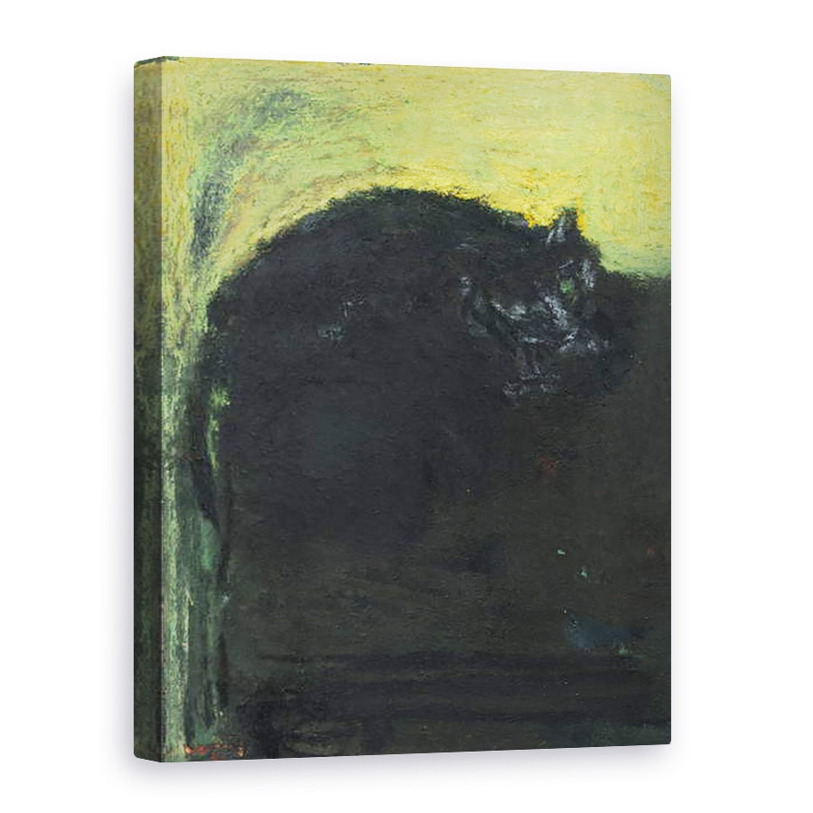 Tablou canvas - Julie Held - Pisica neagra, 50 x 70 cm