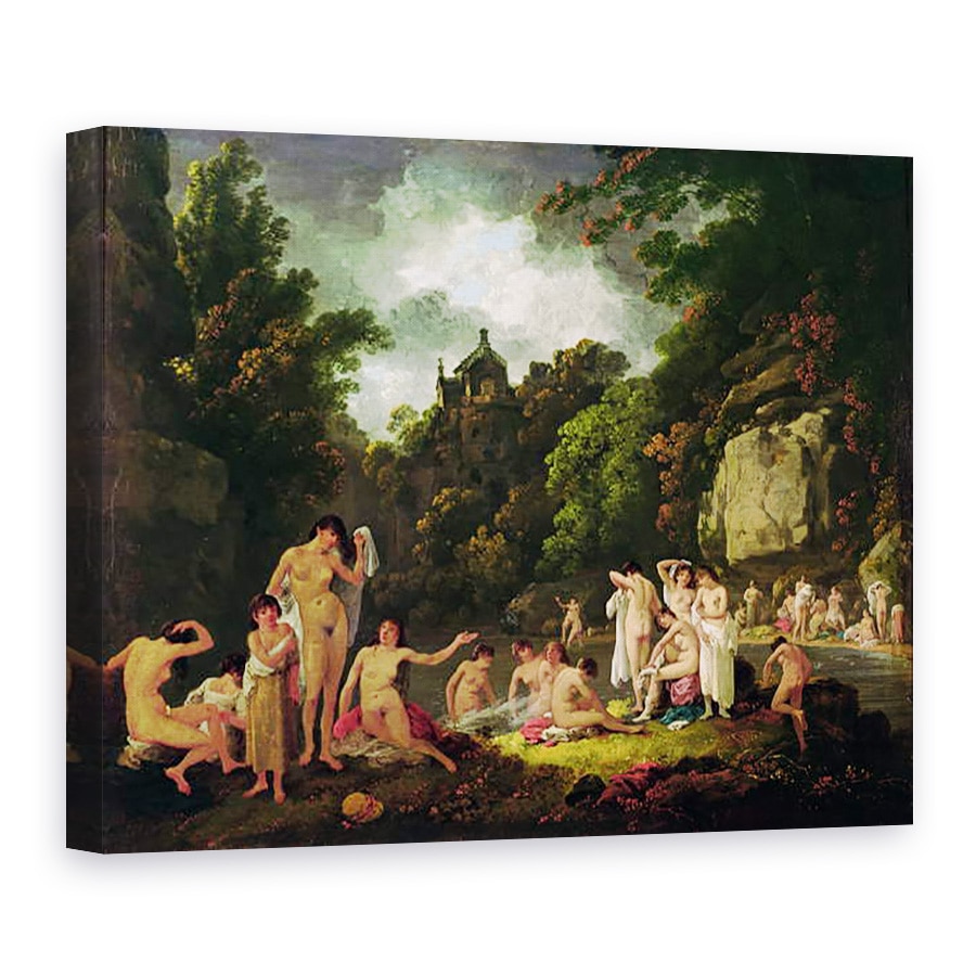 Tablou canvas - Julius Caesar Ibbetson - Bantuirea sirenelor, 60 x 80 cm