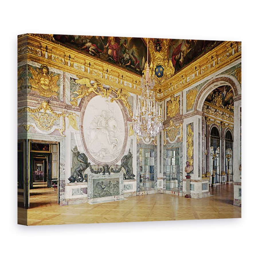 Tablou canvas - Jules Hardouin Mansart - Salonul de la Guerre Sala de Razboi 1678-84, 50 x 70 cm