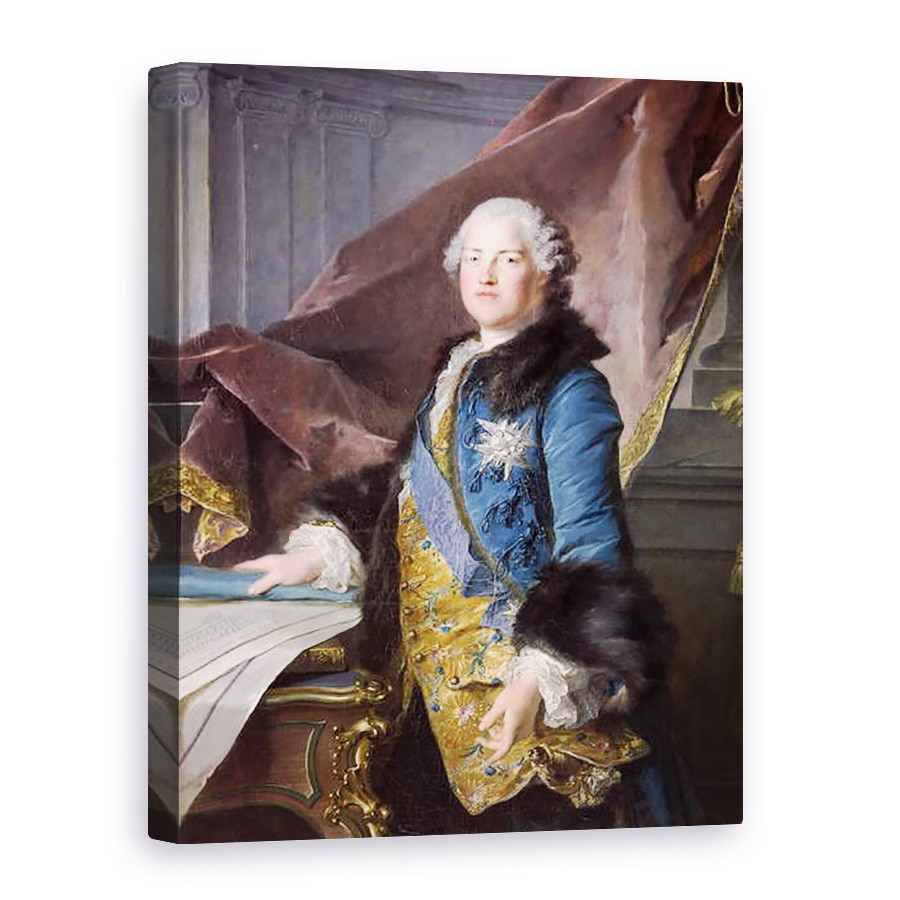 Tablou canvas - Louis M. Tocque - Abel Francois Poisson 1727-81 Marchizul de Marigny, 60 x 80 cm