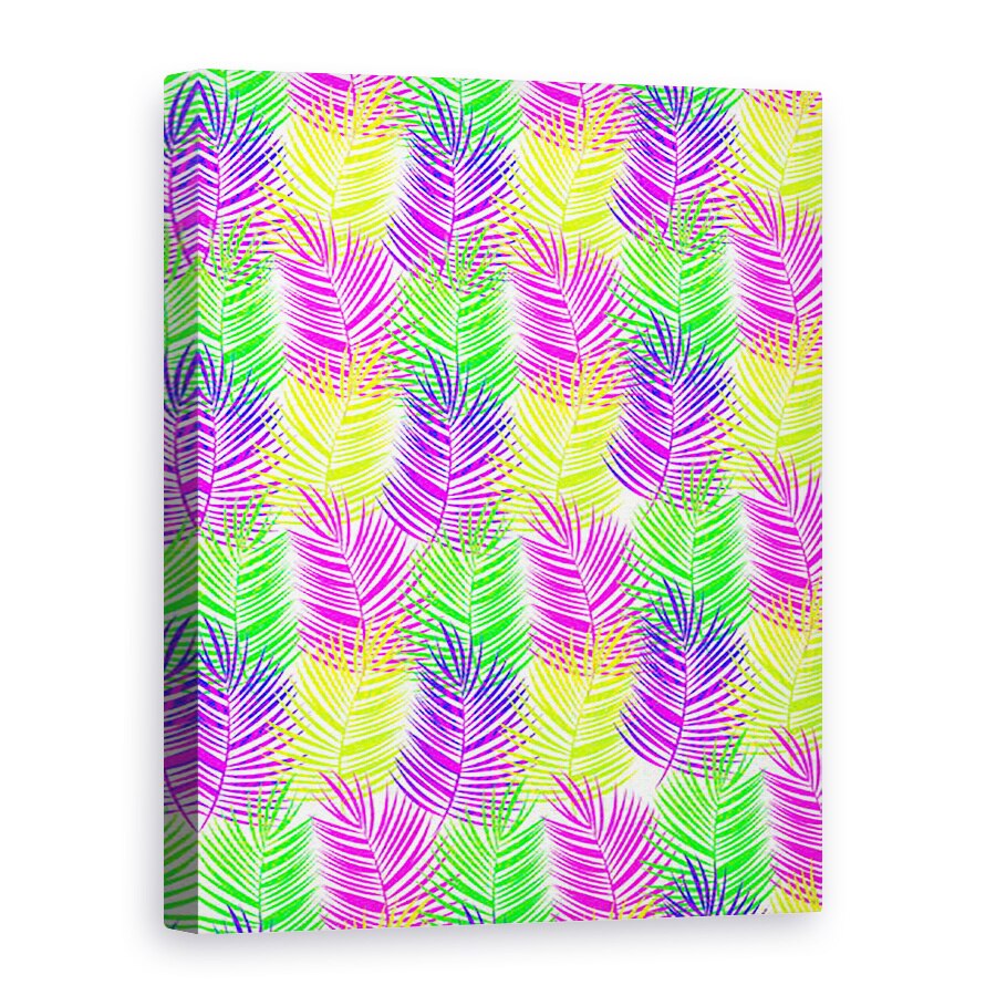 Tablou canvas - Louisa Hereford - Frunze suprapuse, 2017, 75 x 100 cm