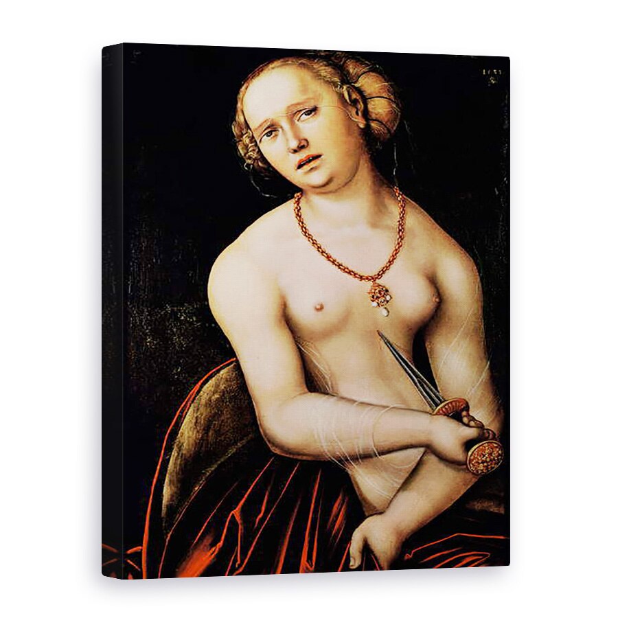 Tablou canvas - Lucas Cranach the Elder - Lucretia, 75 x 100 cm