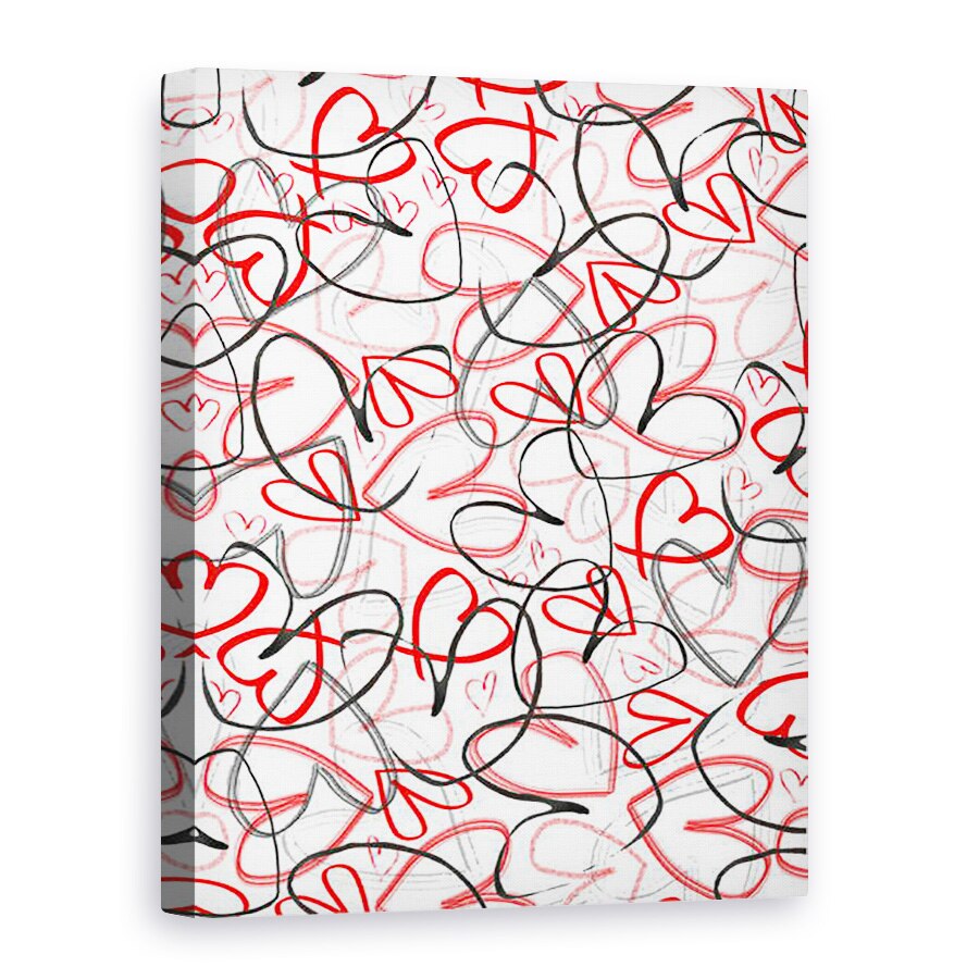 Tablou canvas - Louisa Hereford - Hearts, 2015, 60 x 80 cm