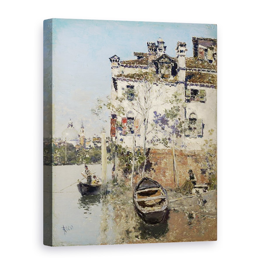 Tablou canvas - Martin Rico y Ortega - Venetia, Casa de pe Canal, 50 x 70 cm
