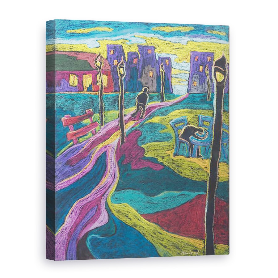 Tablou canvas - Marta Martonfi-Benke - Suburbia, 50 x 70 cm