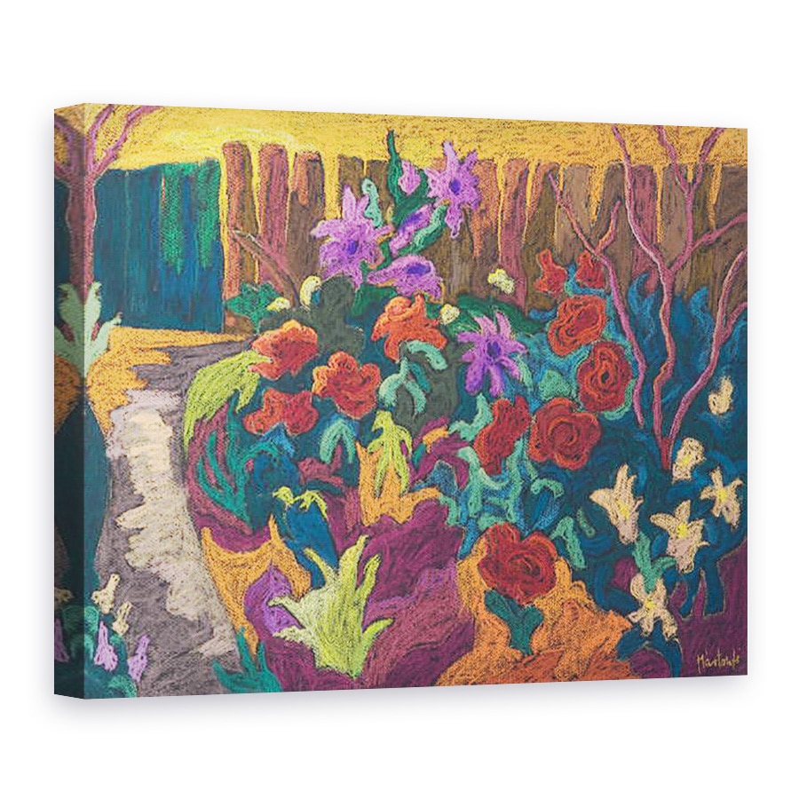 Tablou canvas - Marta Martonfi-Benke - Gradina Mamei I, 50 x 70 cm