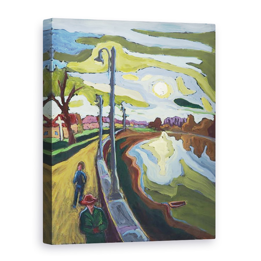 Tablou canvas - Marta Martonfi-Benke - Seri Koros-Bank, 50 x 70 cm