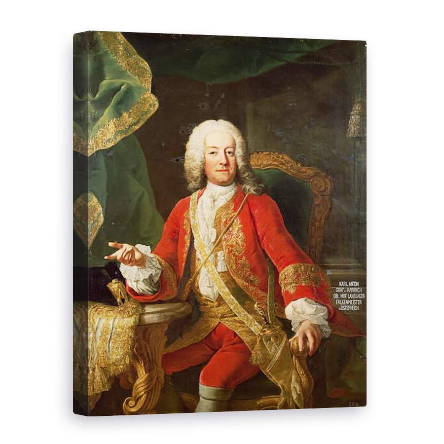 Tablou canvas - Martin II Mytens - Contele Carl Anton von Harrach, 50 x 70 cm