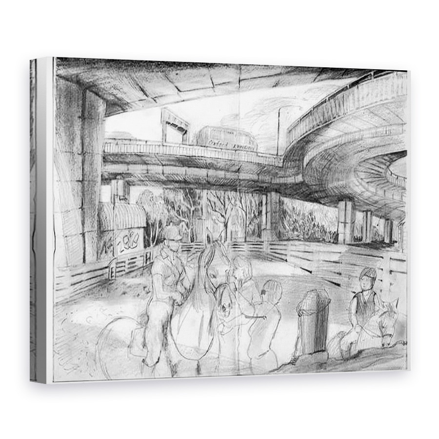 Tablou canvas - Mary Kuper - Calarie sub Westway, 50 x 70 cm