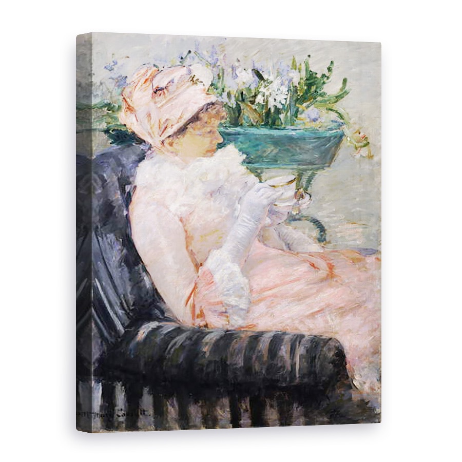 Tablou canvas - Mary Stevenson Cassatt - Ceasca de ceai, 50 x 70 cm