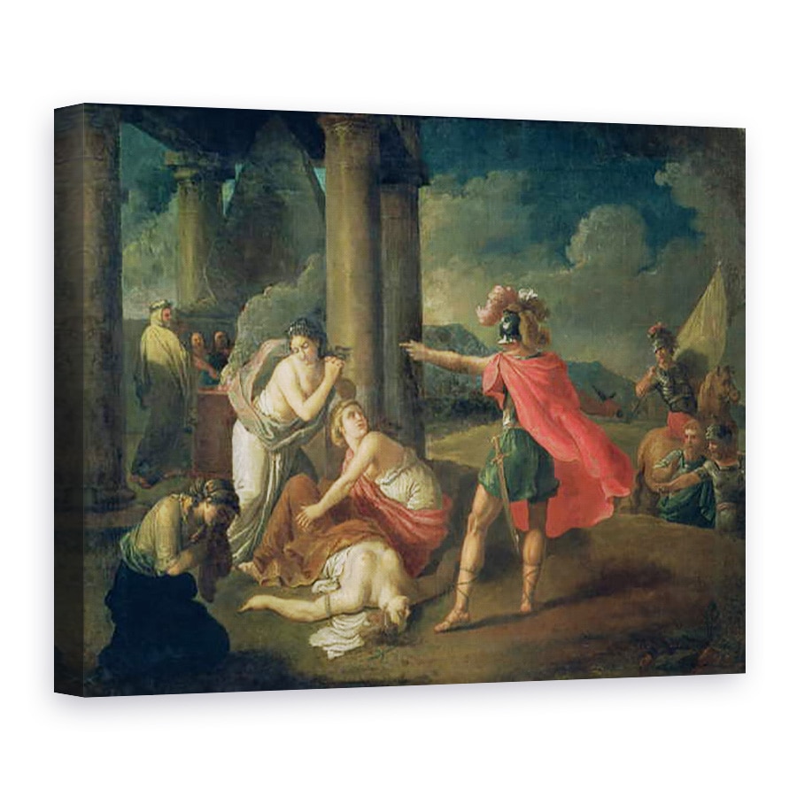 Tablou canvas - Matvei Ivanovich Puchinov - Moartea Camillei, Sora lui Horatius, 50 x 70 cm