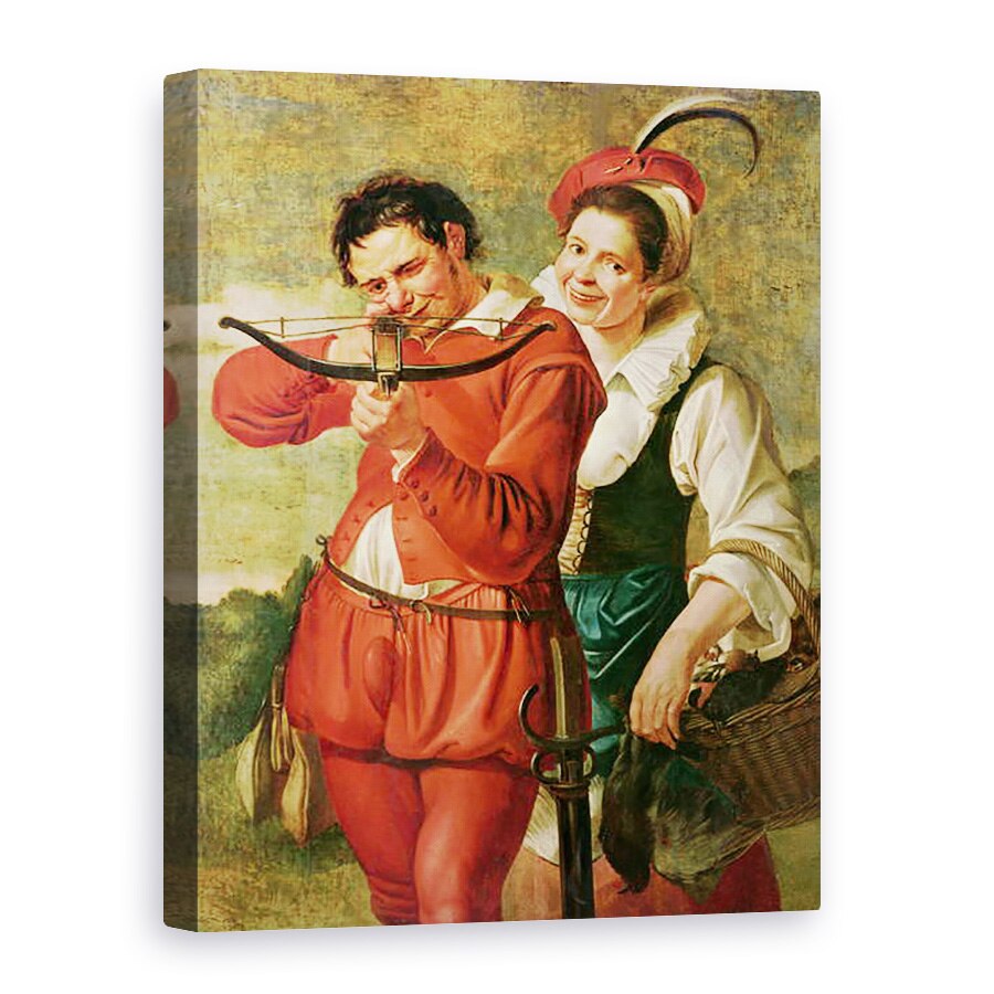 Tablou canvas - Master of Harlem - Femeia si arbaleta, 60 x 80 cm